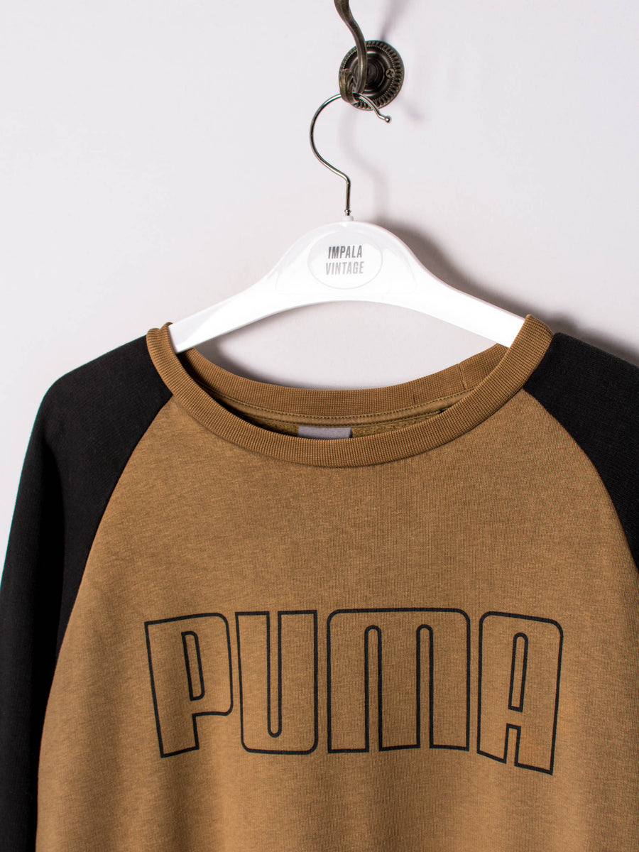 Puma Brown & Black Sweatshirt