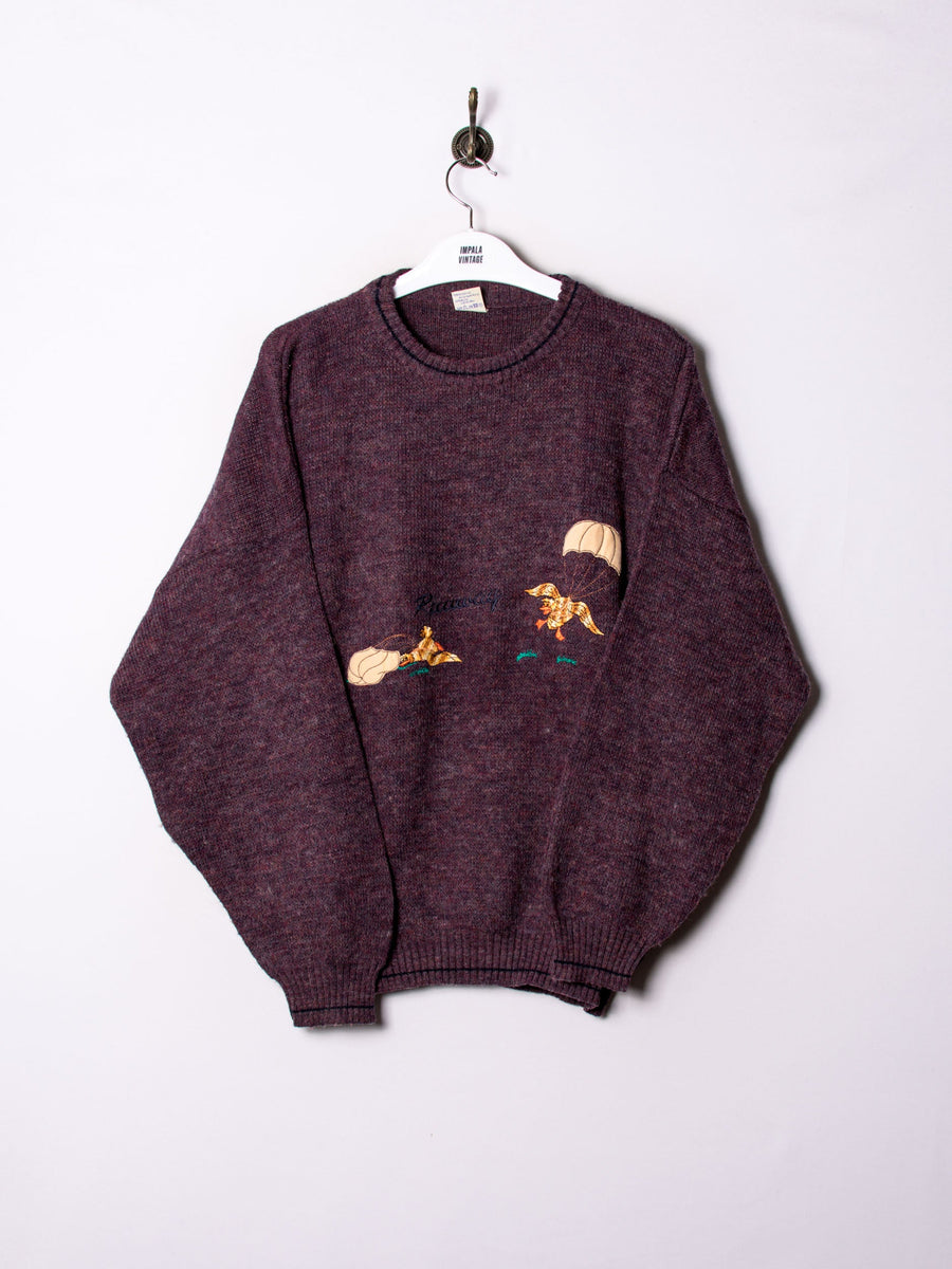 Funny Ducks on Parachutes Sweatshirt
