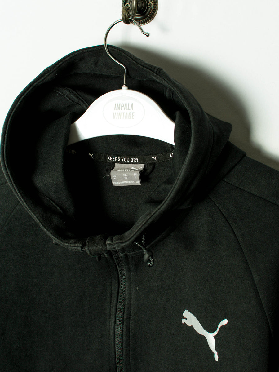 Puma Black Zipper Hoodie