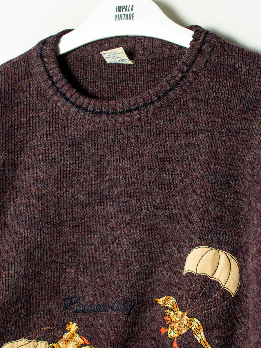 Funny Ducks on Parachutes Sweatshirt