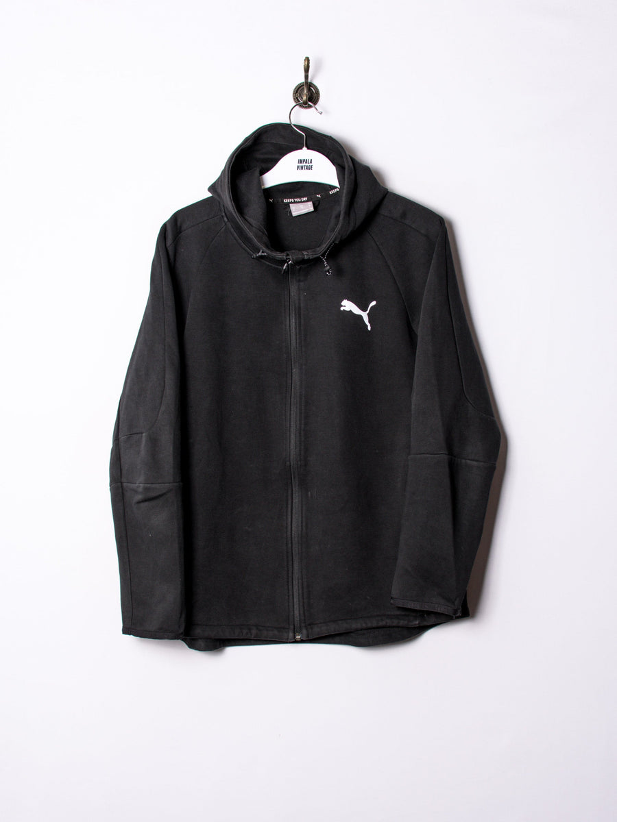 Puma Black Zipper Hoodie