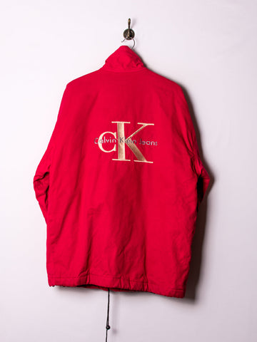 Calvin Klein Red Heavy Coat