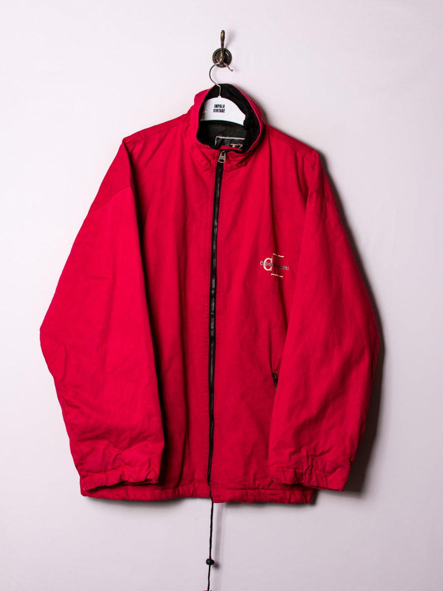 Calvin Klein Red Heavy Coat