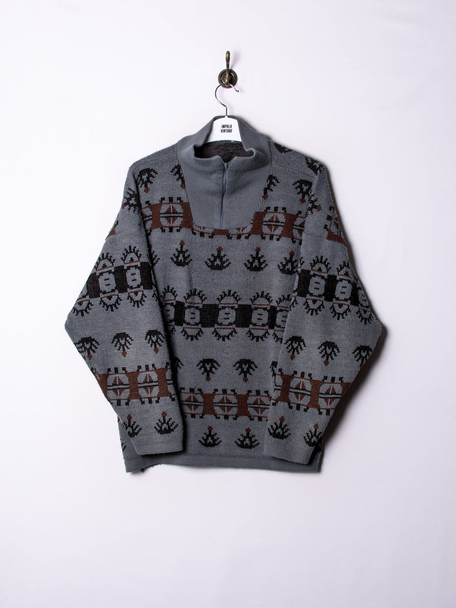 Grey 1/3 Zipper Fleece