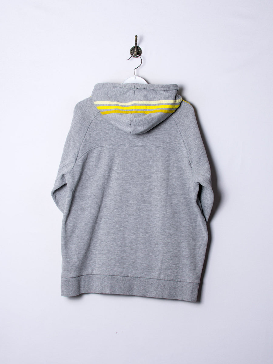 Adidas Yellow&Grey Zipper Hoodie