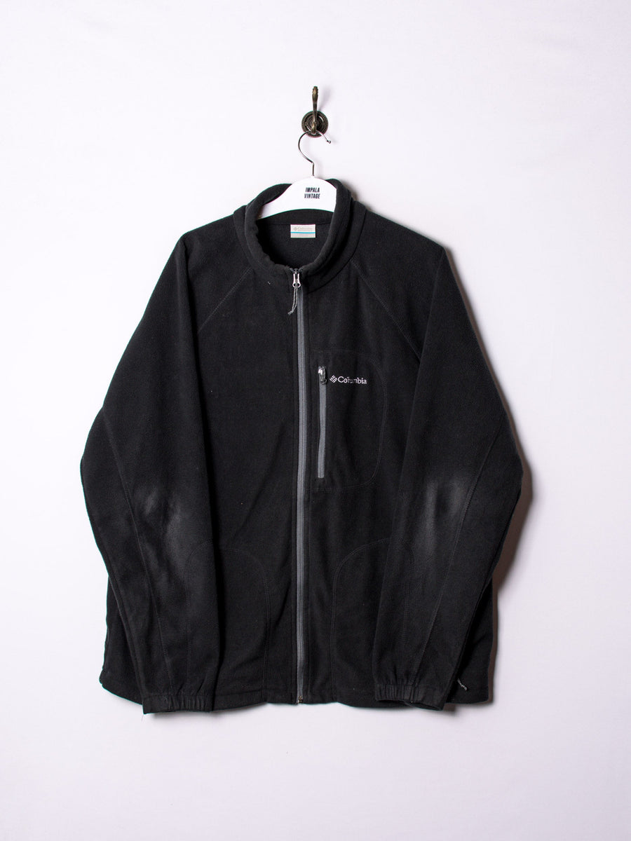 Columbia Black Zipper Fleece