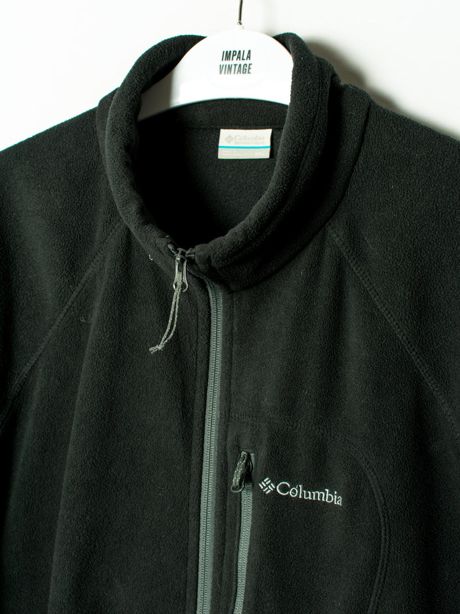 Columbia Black Zipper Fleece