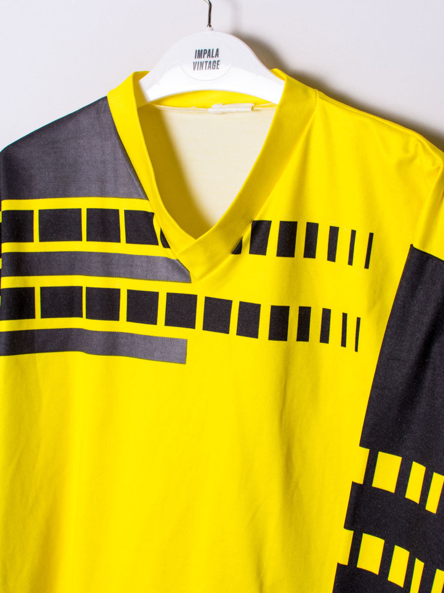 Black&Yellow Long Sleeves Sport Tee