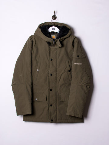 Carhartt Dark Green Sheepskin Coat