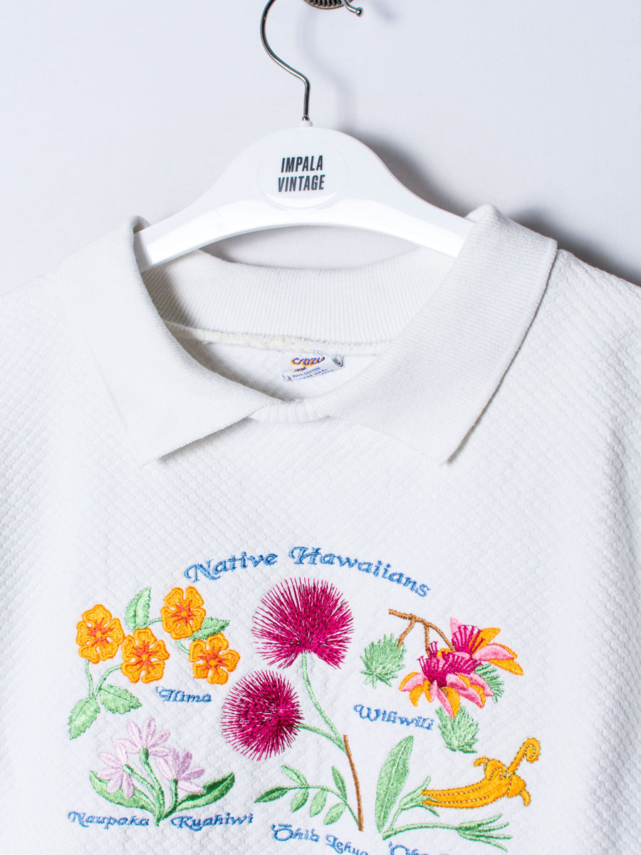 Native Hawaiians Flowers Sweatshirt