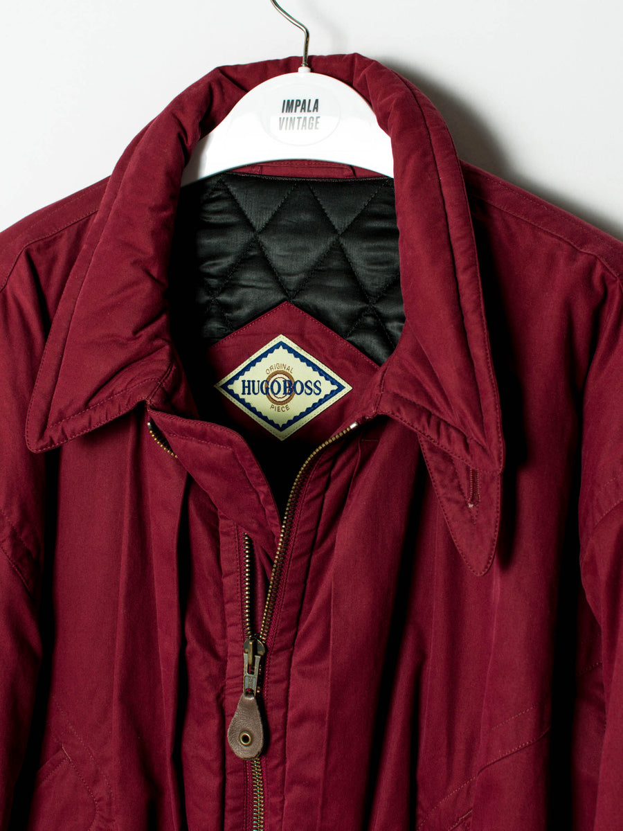 Hugo Boss Hashy Burgundy Coat