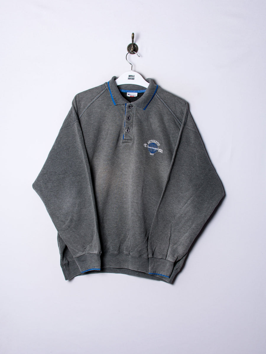 Champions USA Authentic Grey Polo Sweatshirt