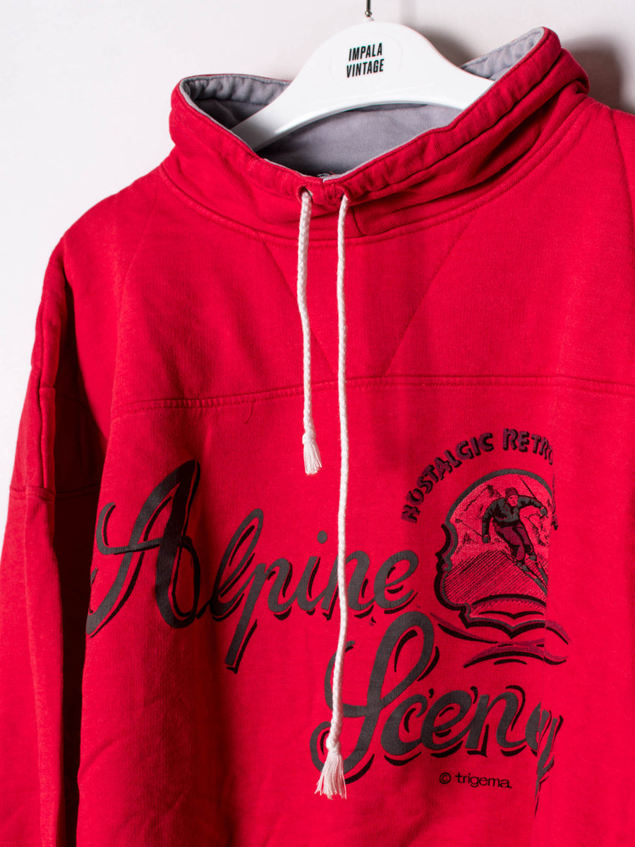 Trigema Alpine Red Sweatshirt
