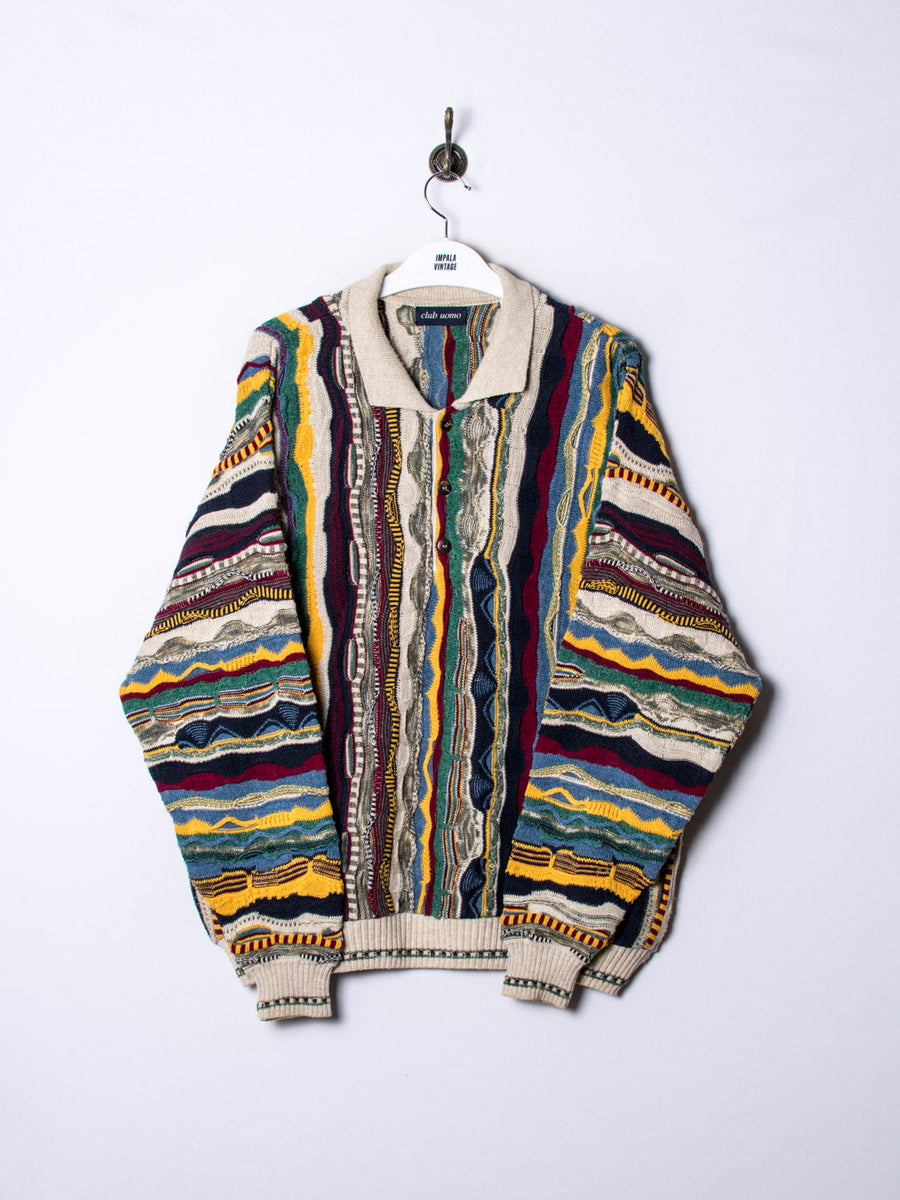 Club Uomo Buttoned Coggy Style Sweater