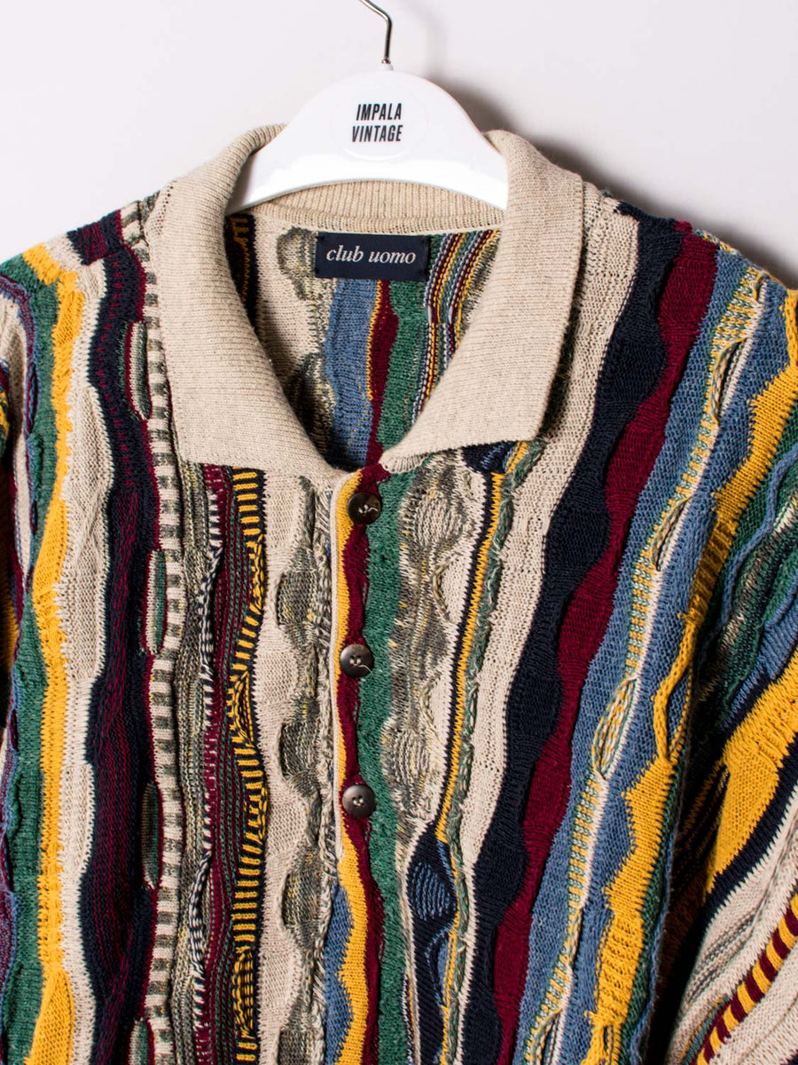 Club Uomo Buttoned Coggy Style Sweater