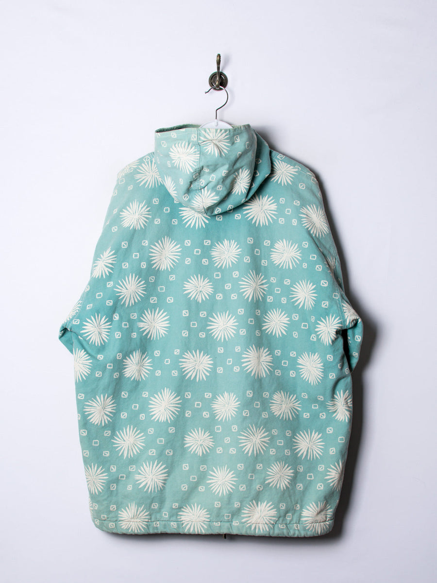 Snowflakes 1/4 Zipper Sheepskin Coat