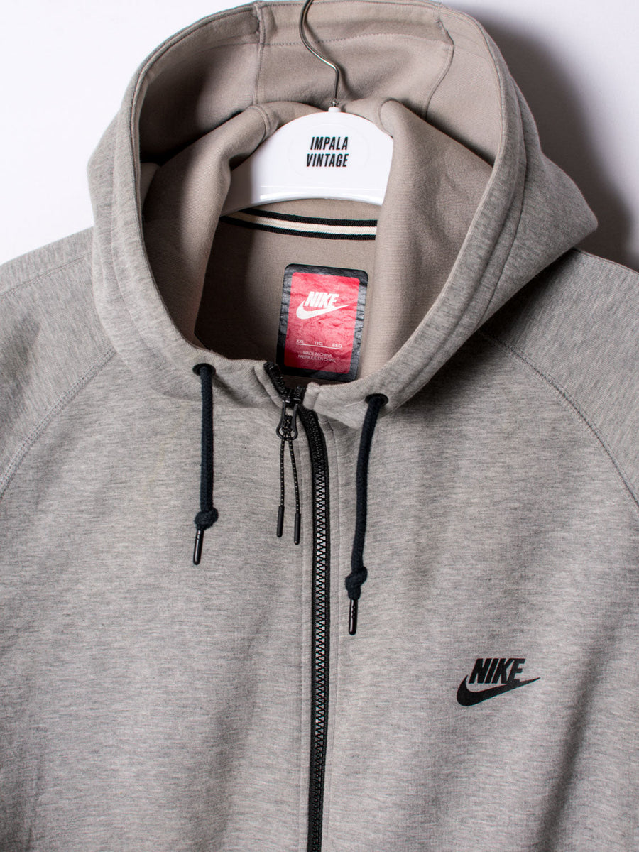 Nike Grey Zipper Hoodie
