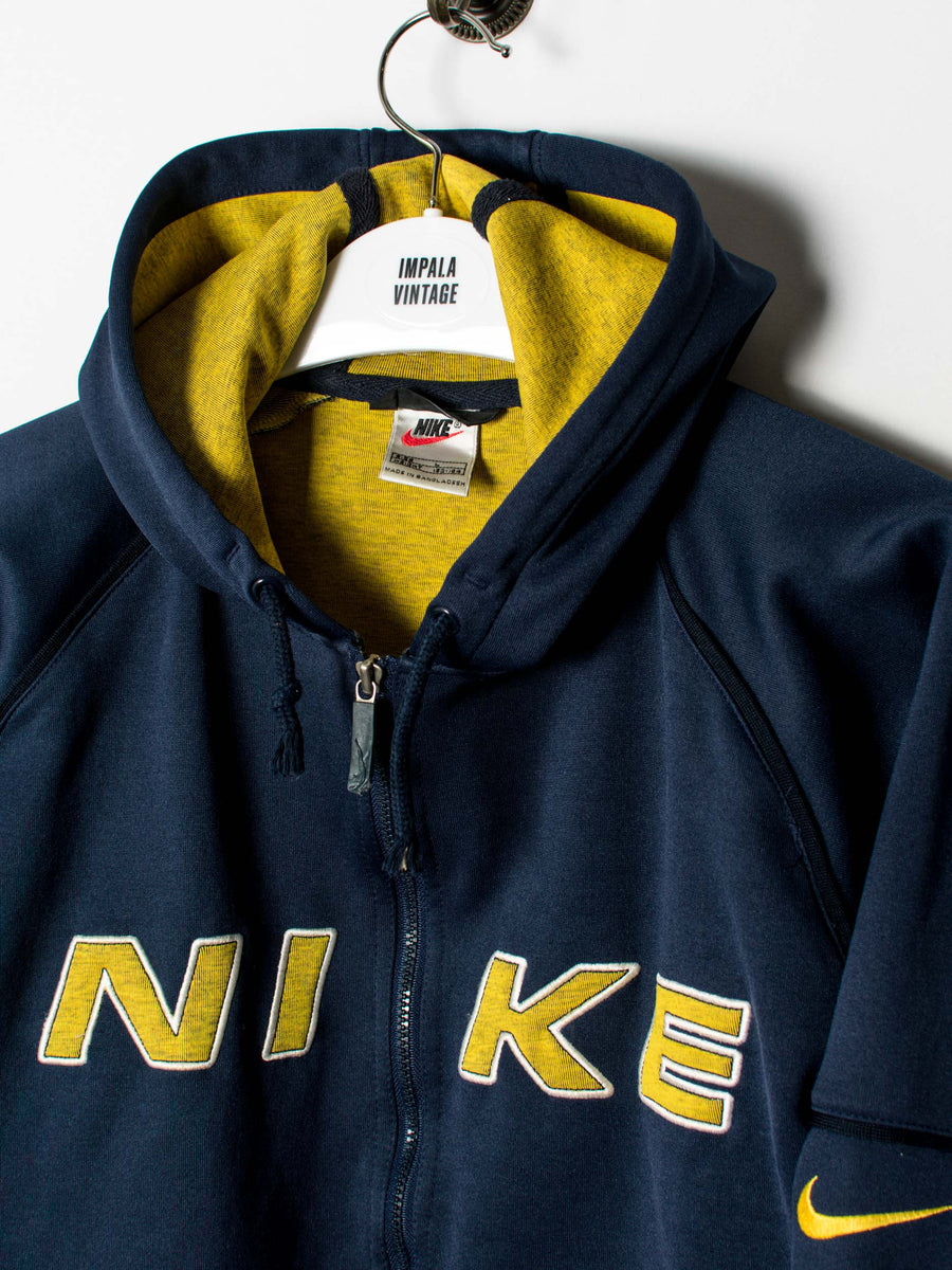 Nike Blue&Yellow Zipper Hoodie