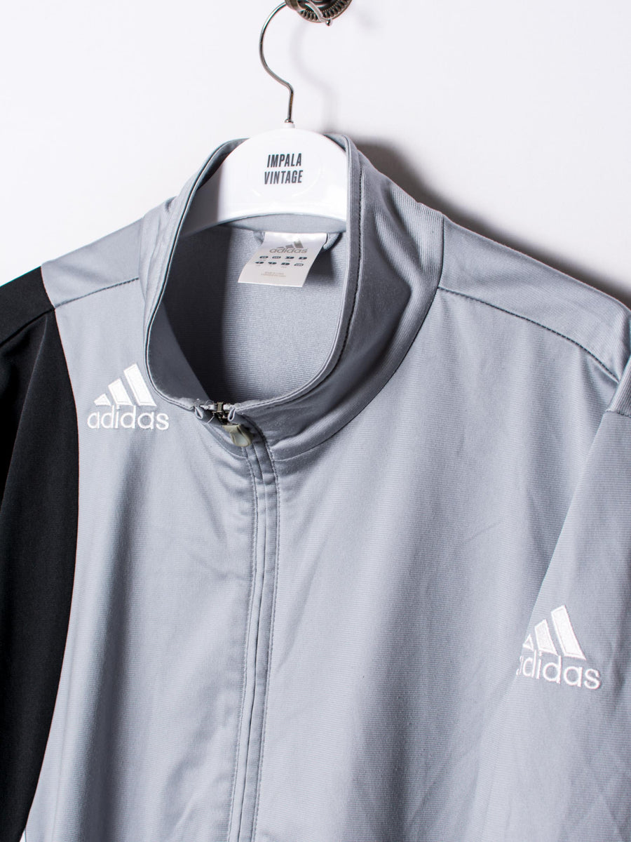 Adidas Silver&Black Track Jacket