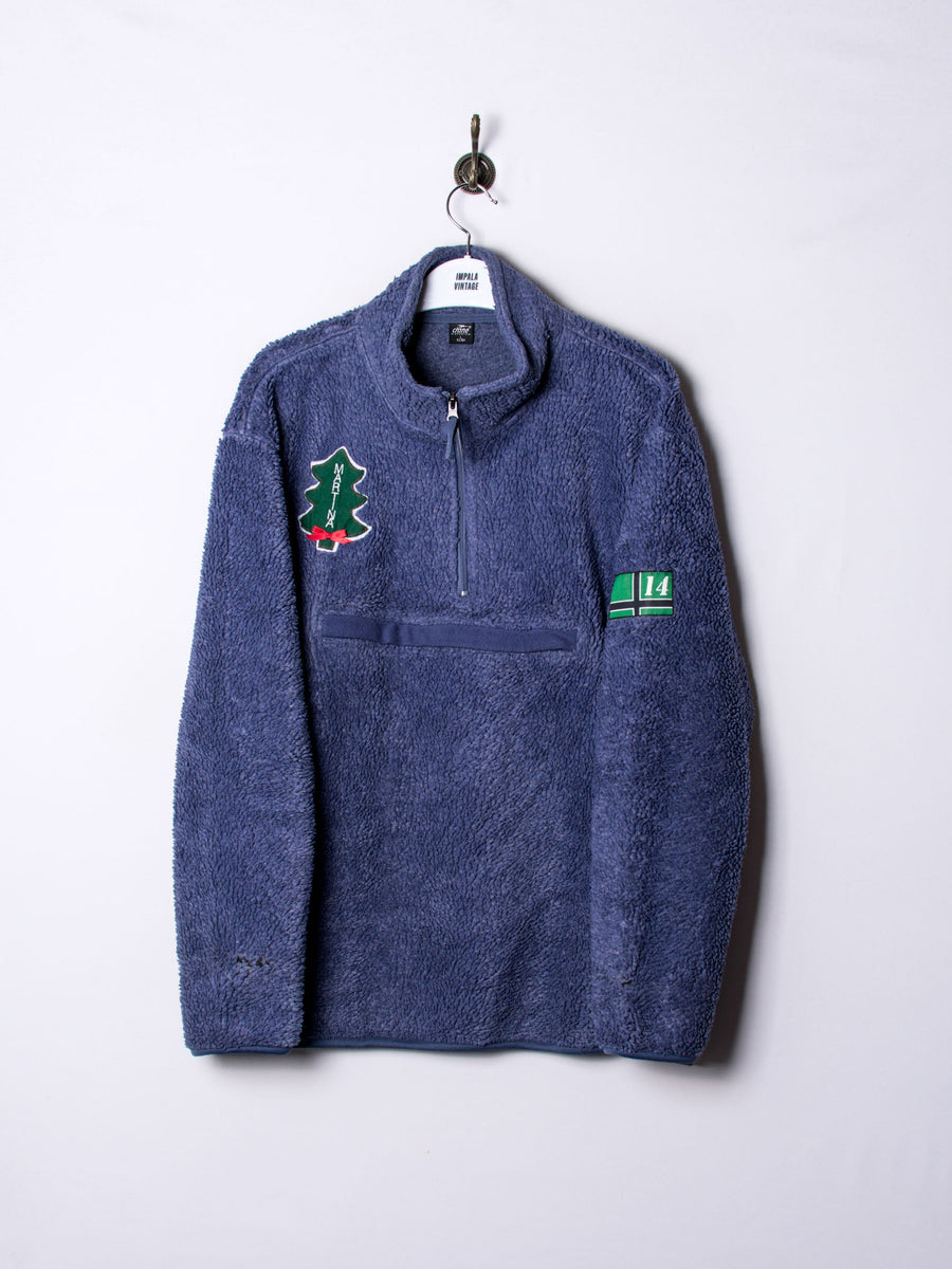 Crane Middle Zipper Kangaroo Fleece