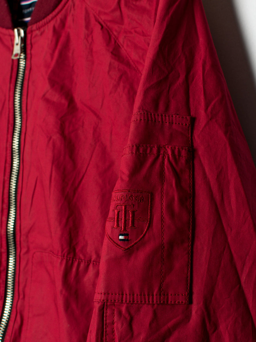 Tommy Hilfiger Red Bomber Jacket