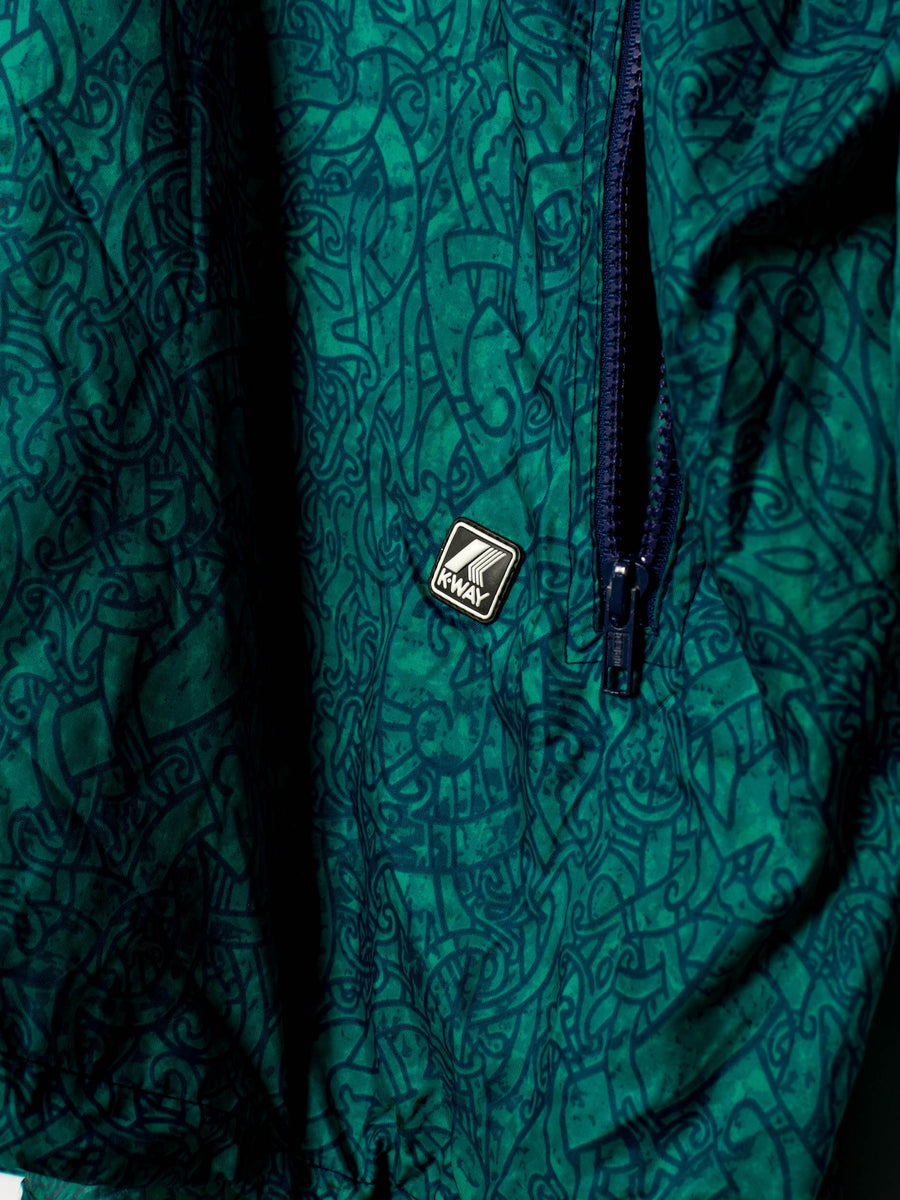 Kway Blue Raincoat