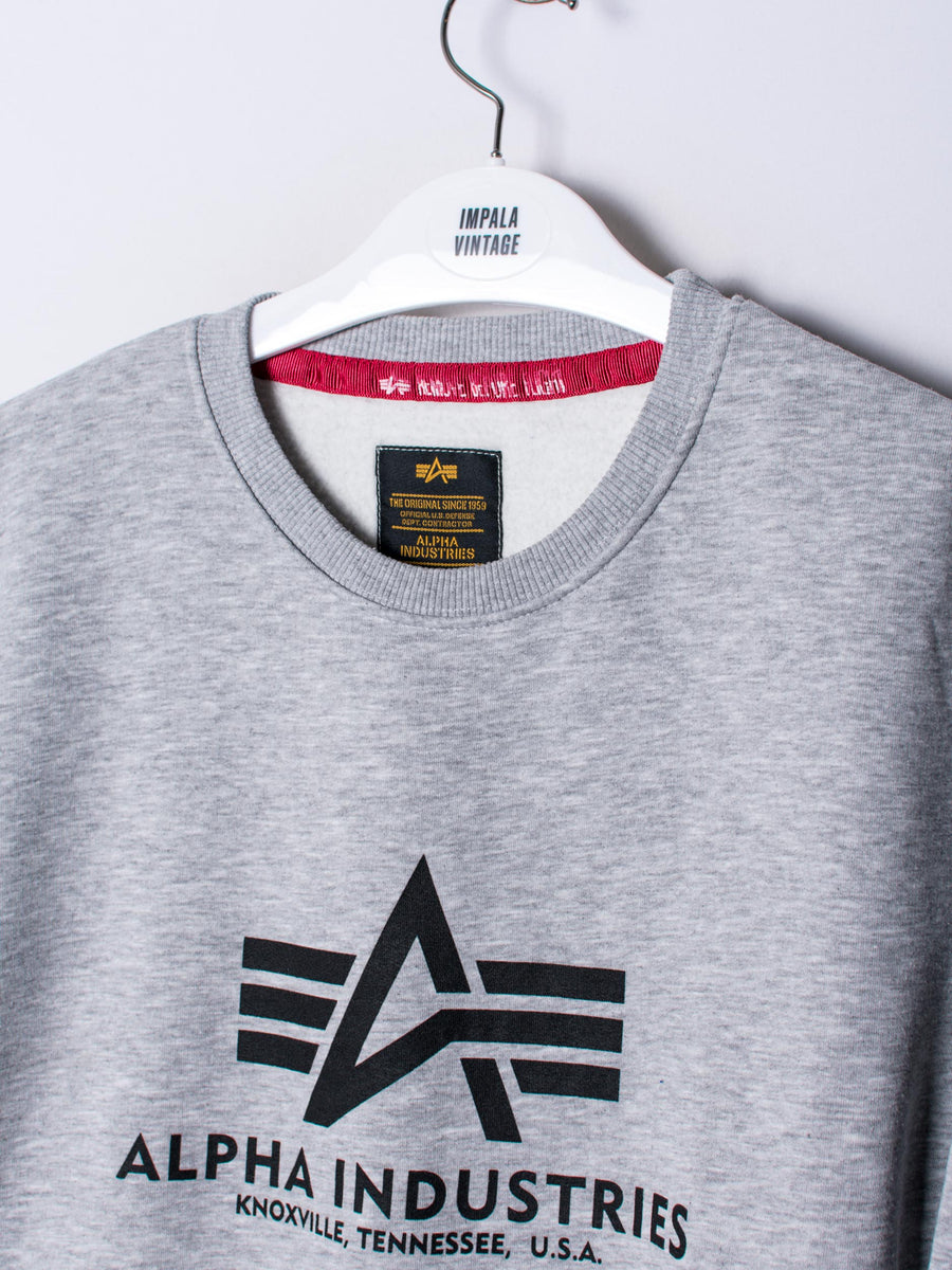 Alpha Industries Grey Sweatshirt