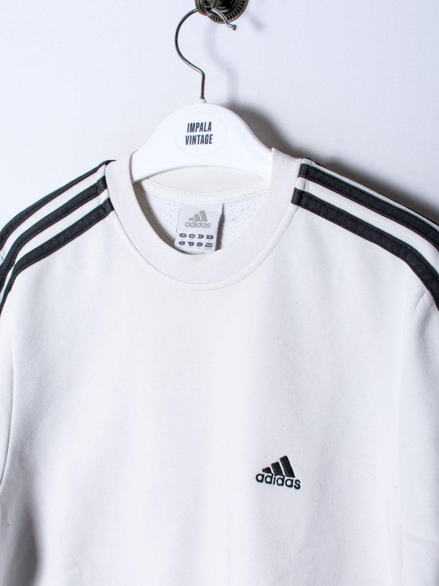 Adidas White Sweatshirt