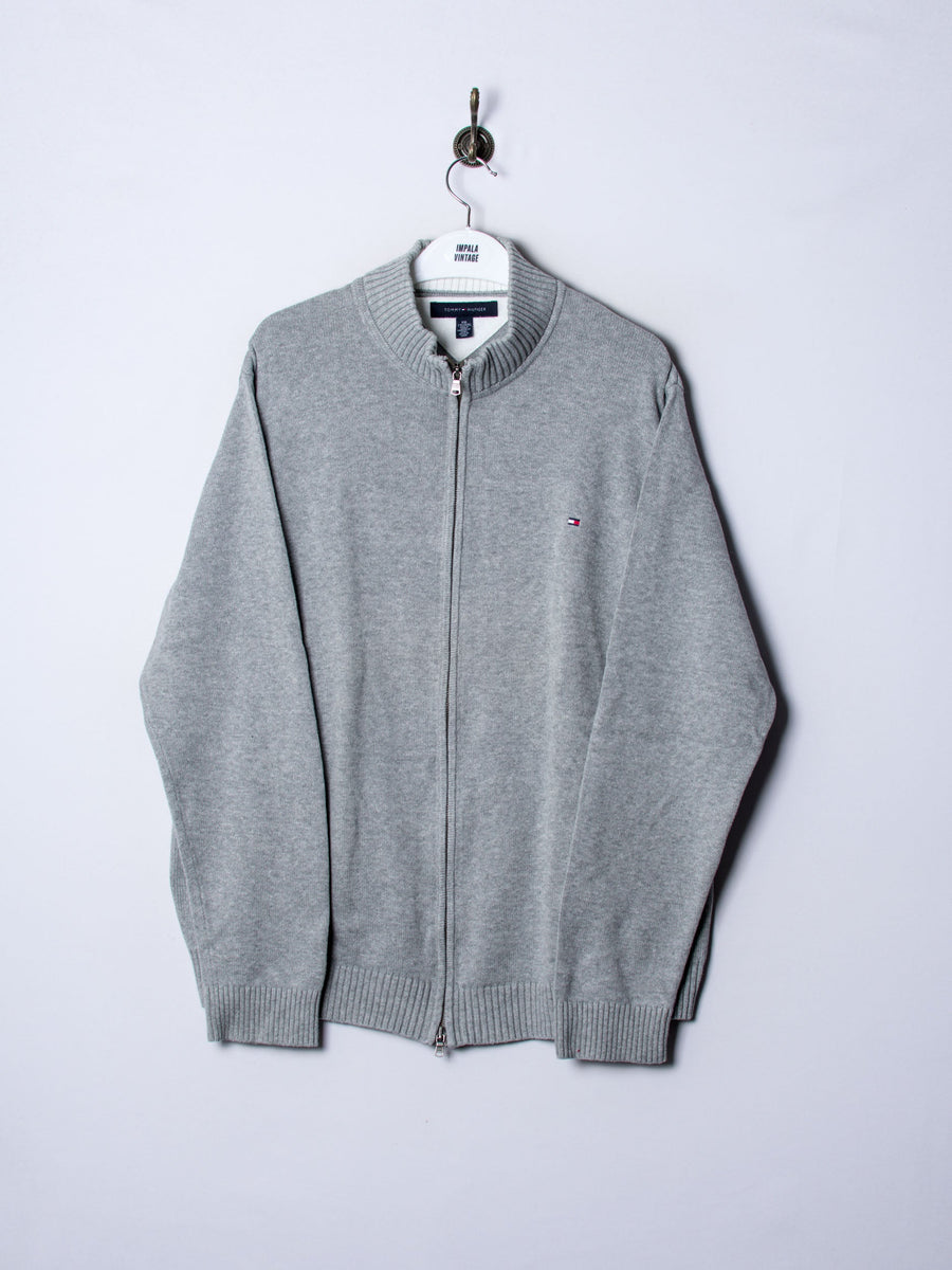 Tommy Hilfiger Grey Zipper Sweater