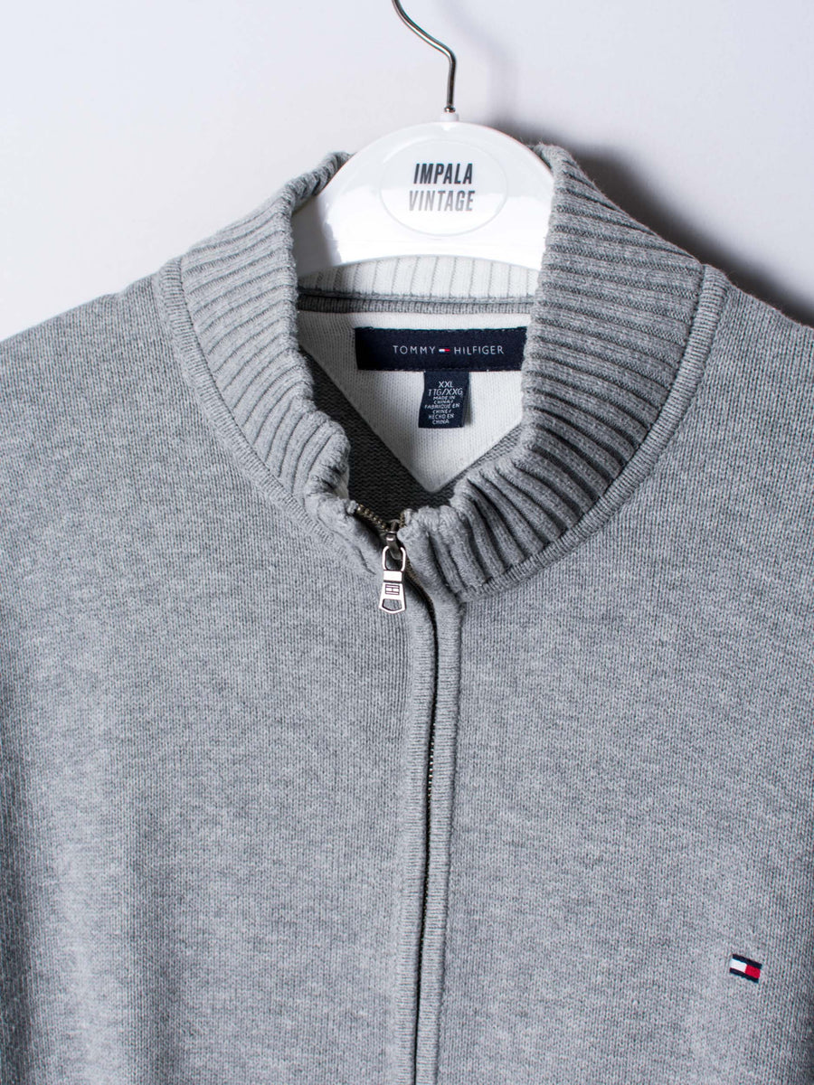 Tommy Hilfiger Grey Zipper Sweater