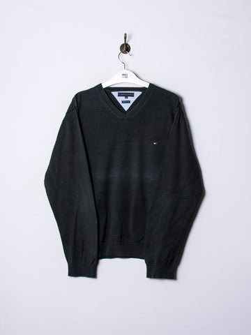 Tommy Hilfiger Black V-Neck Sweater