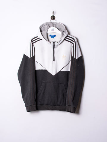 Adidas Originals B&W 1/3 Zipper Hoodie