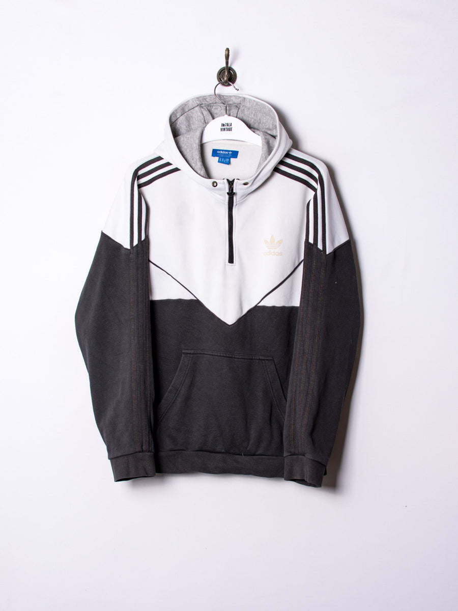 Adidas Originals B&W 1/3 Zipper Hoodie