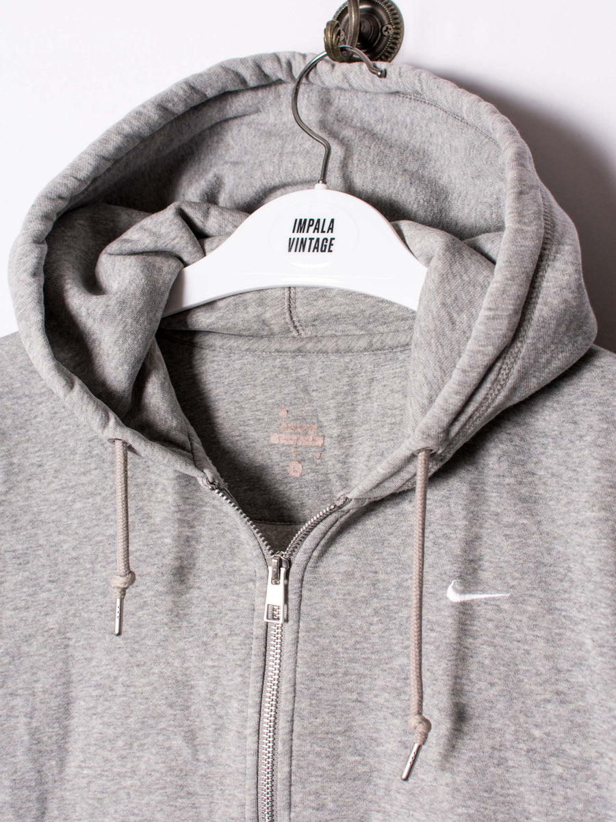 Nike Grey Zipper Hoodie