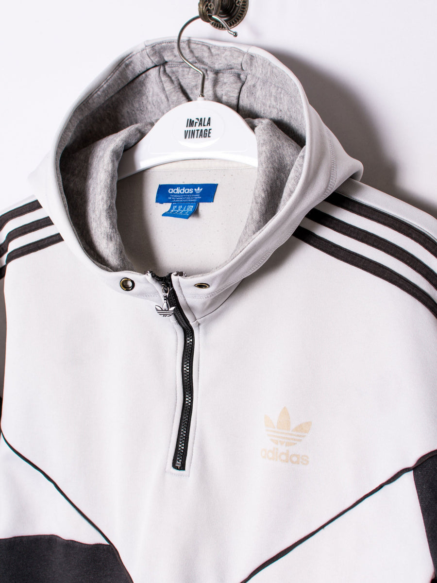 Adidas Originals B&W 1/3 Zipper Hoodie