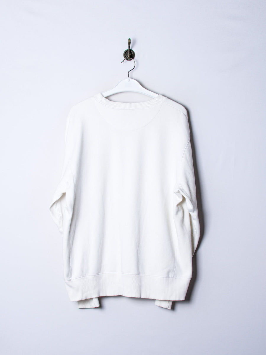 Nike White Roundneck Sweatshirt