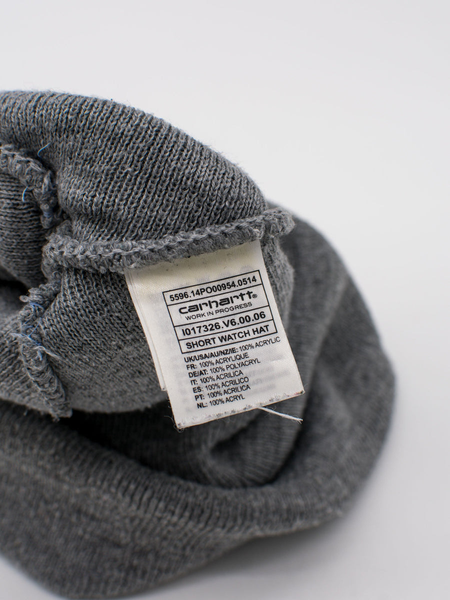 Carhartt Grey Short Watch Hat