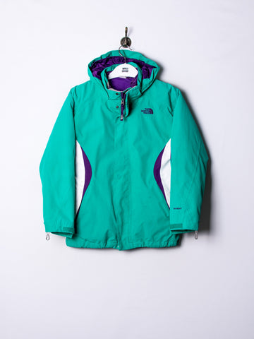 The North Face Aquamarine&Purple  Hyvent Inner Puffer Jacket + Jacket