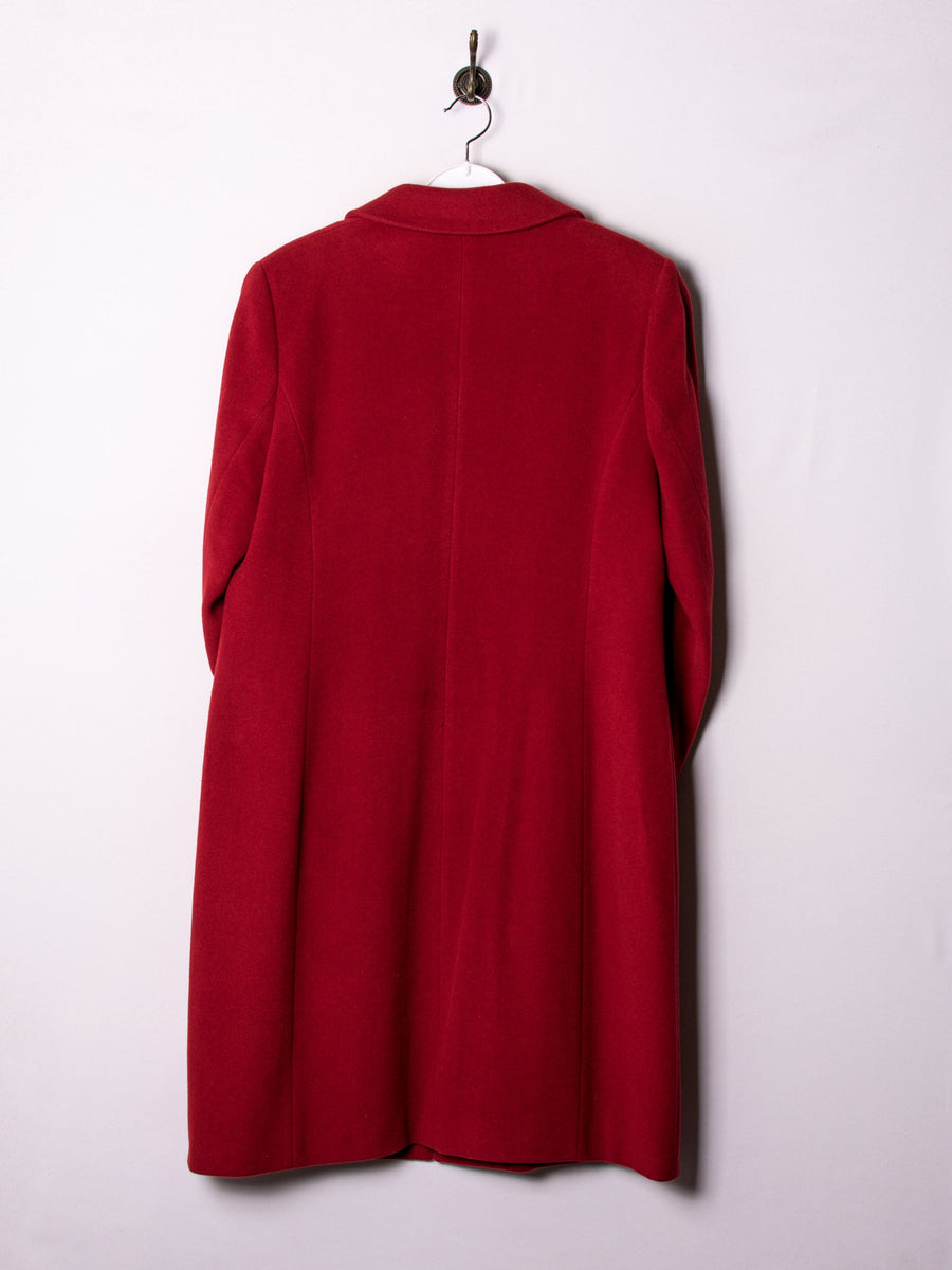 Burberry Red Wool Gabardine