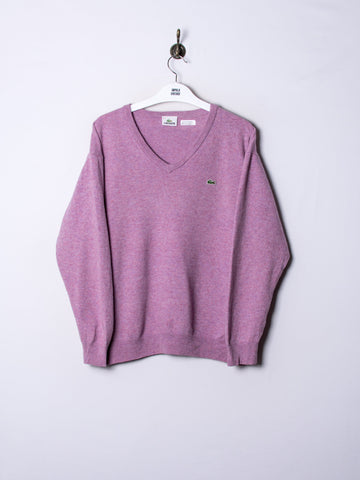 Lacoste Pink Pure New Wool Sweater