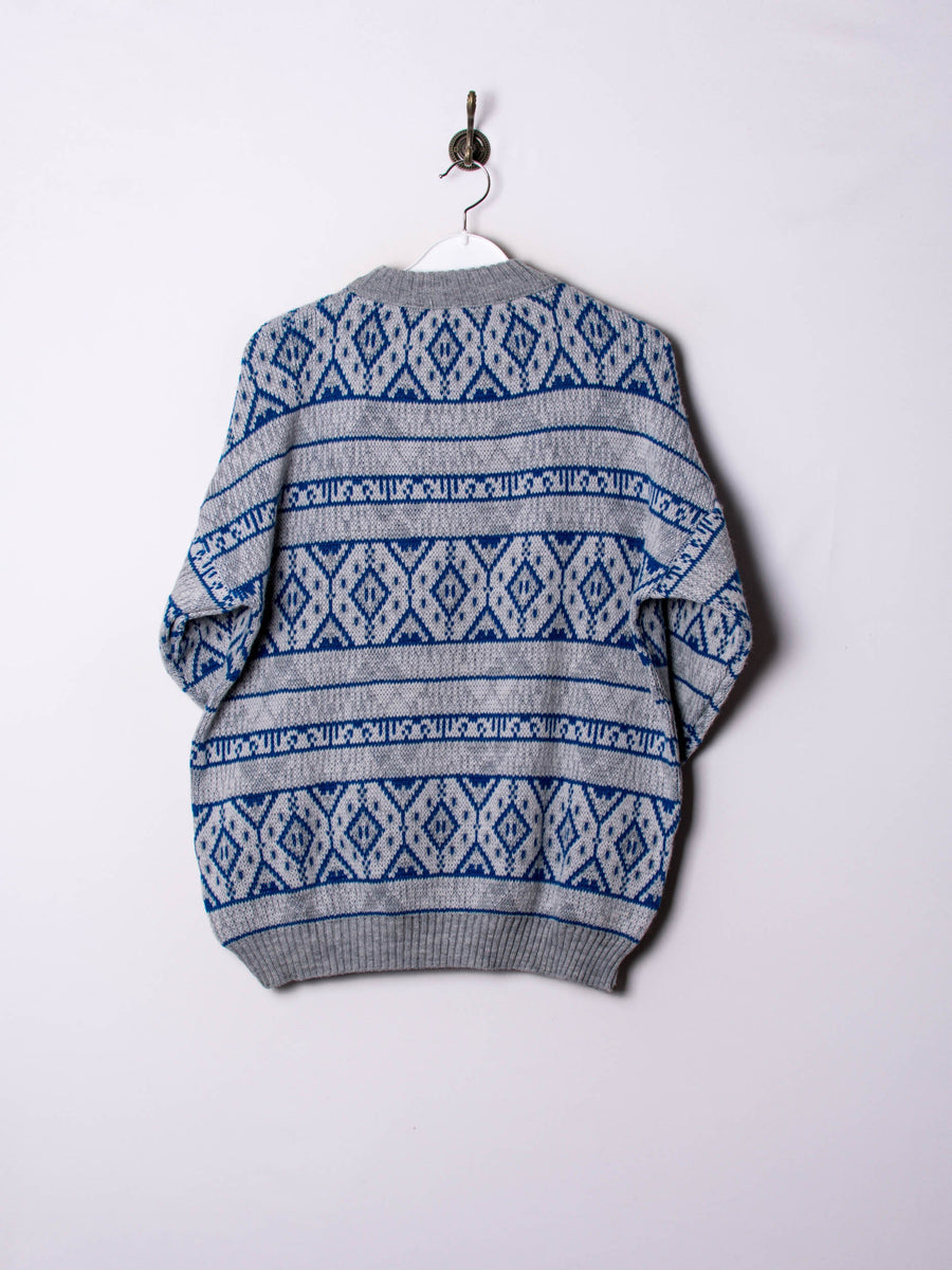 Blue Rhombuses Sweater
