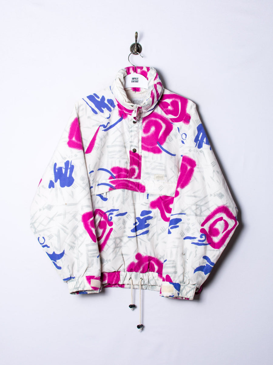 Etirel Middle Zipper Kangaroo Snow Coat