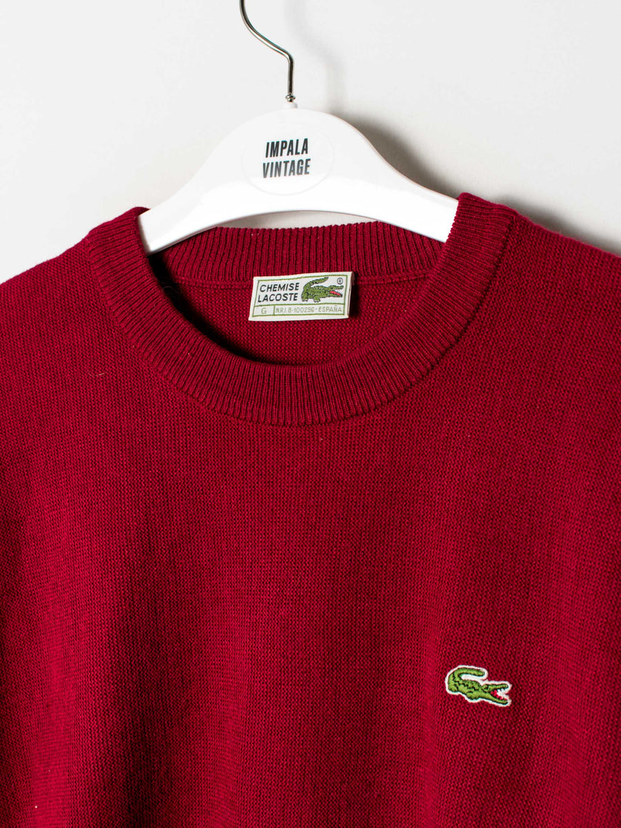 Lacoste Red Sweater