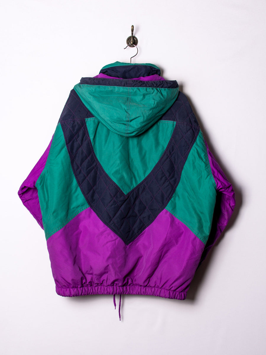 Etirel Middle Zipper Vintage Ski Coat