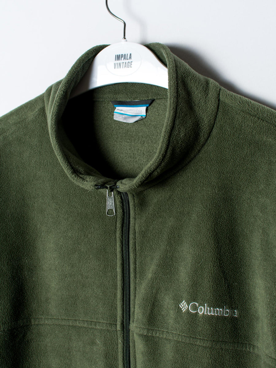 Columbia Green Zipper Fleece