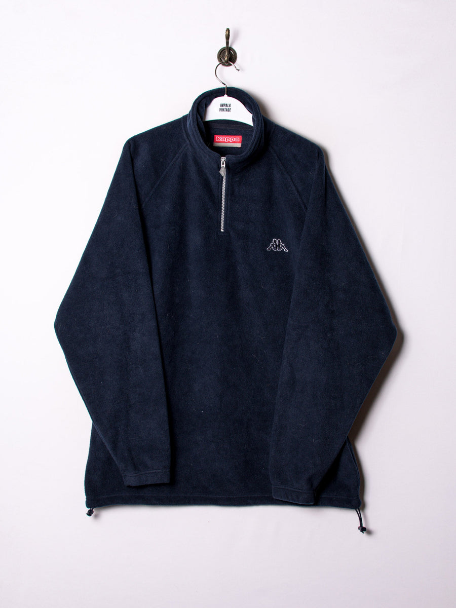 Kappa 1/3 Zipper Navy Blue Fleece