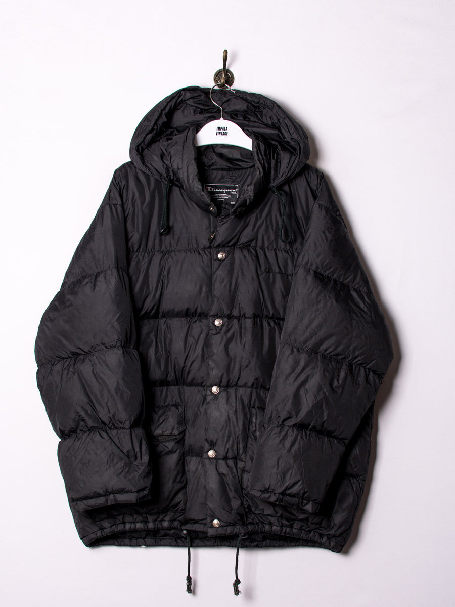 Champion Black Puffer Coat