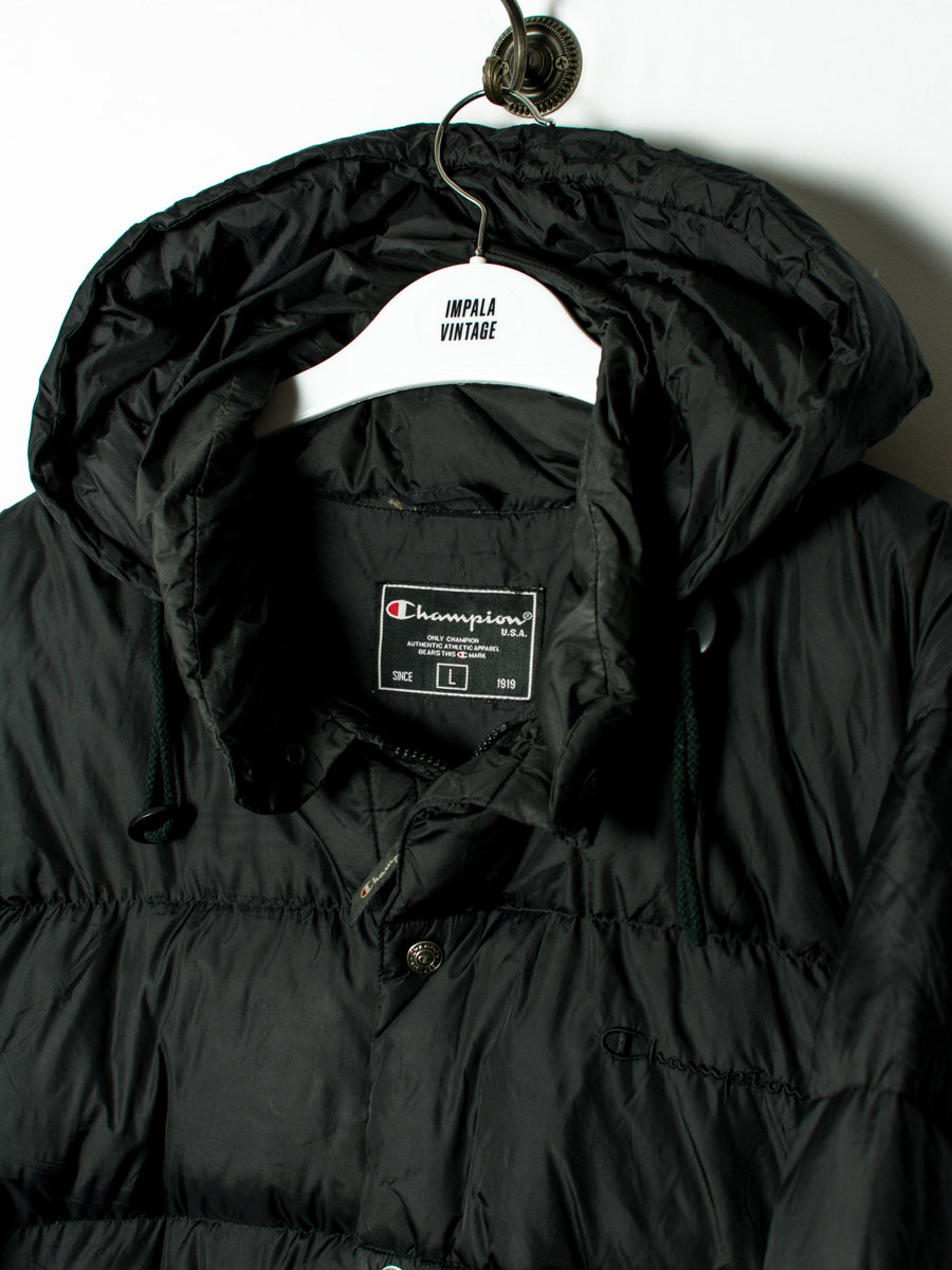 Champion Black Puffer Coat