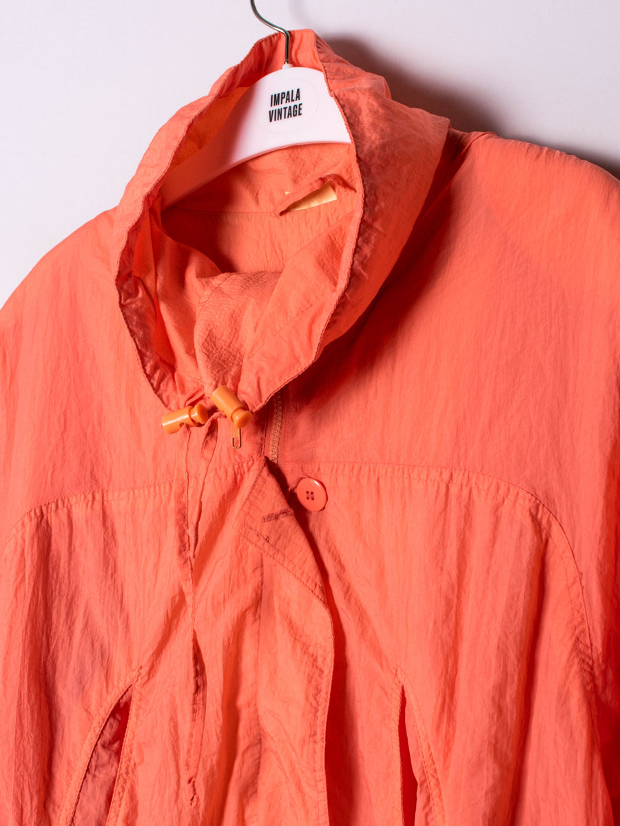 Salmon Thin&Long Shell Jacket