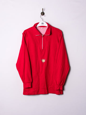 Winter Rose 1/3 Zipper Sweatshirt